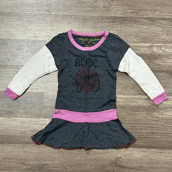 Rowdy Sprouts AC/DC Dress - Picture 1 of 4